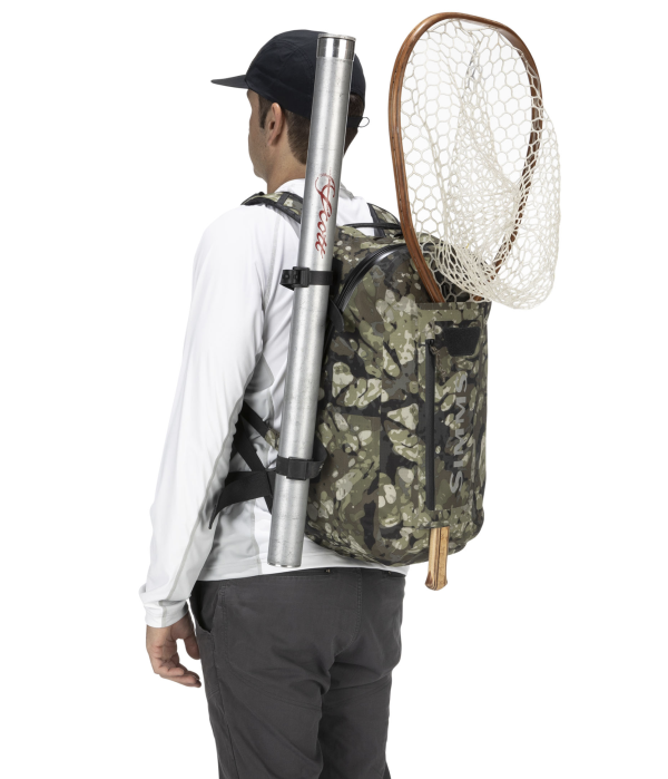 Simms Dry Creek Z Backpack Riparian Camo Model Back Simms Dry Creek Z Backpack Riparian Camo Model Back